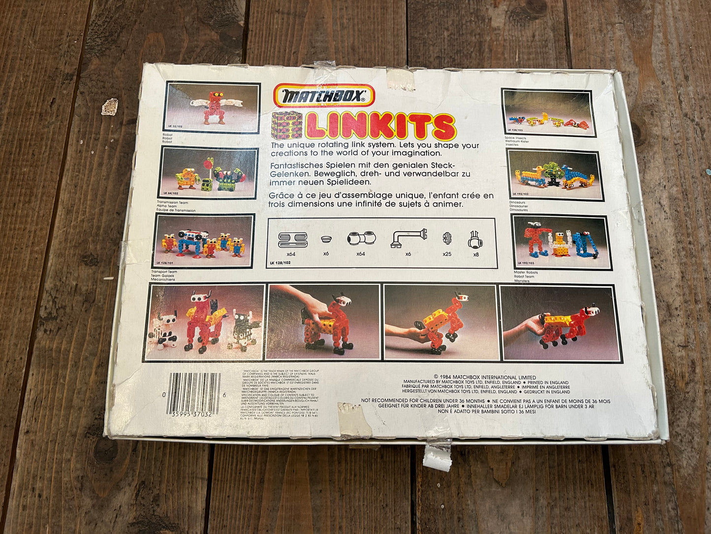 Vintage linkints construction game