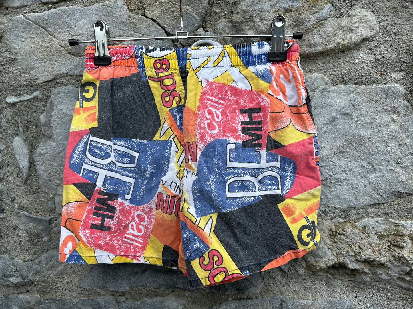 80s patchwork shorts 5-6y (110-116cm)