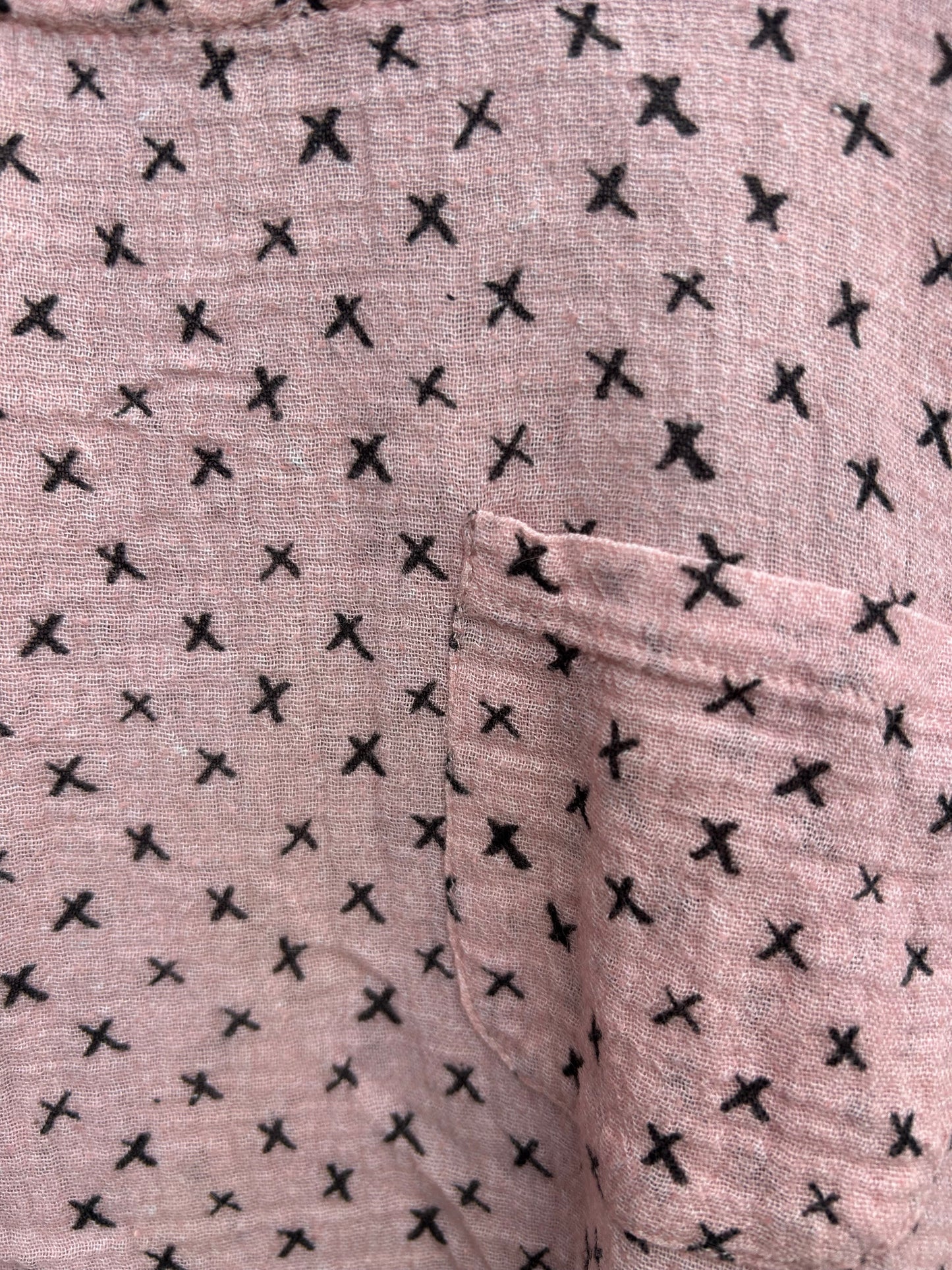 Pink sheer top 8y (128cm)
