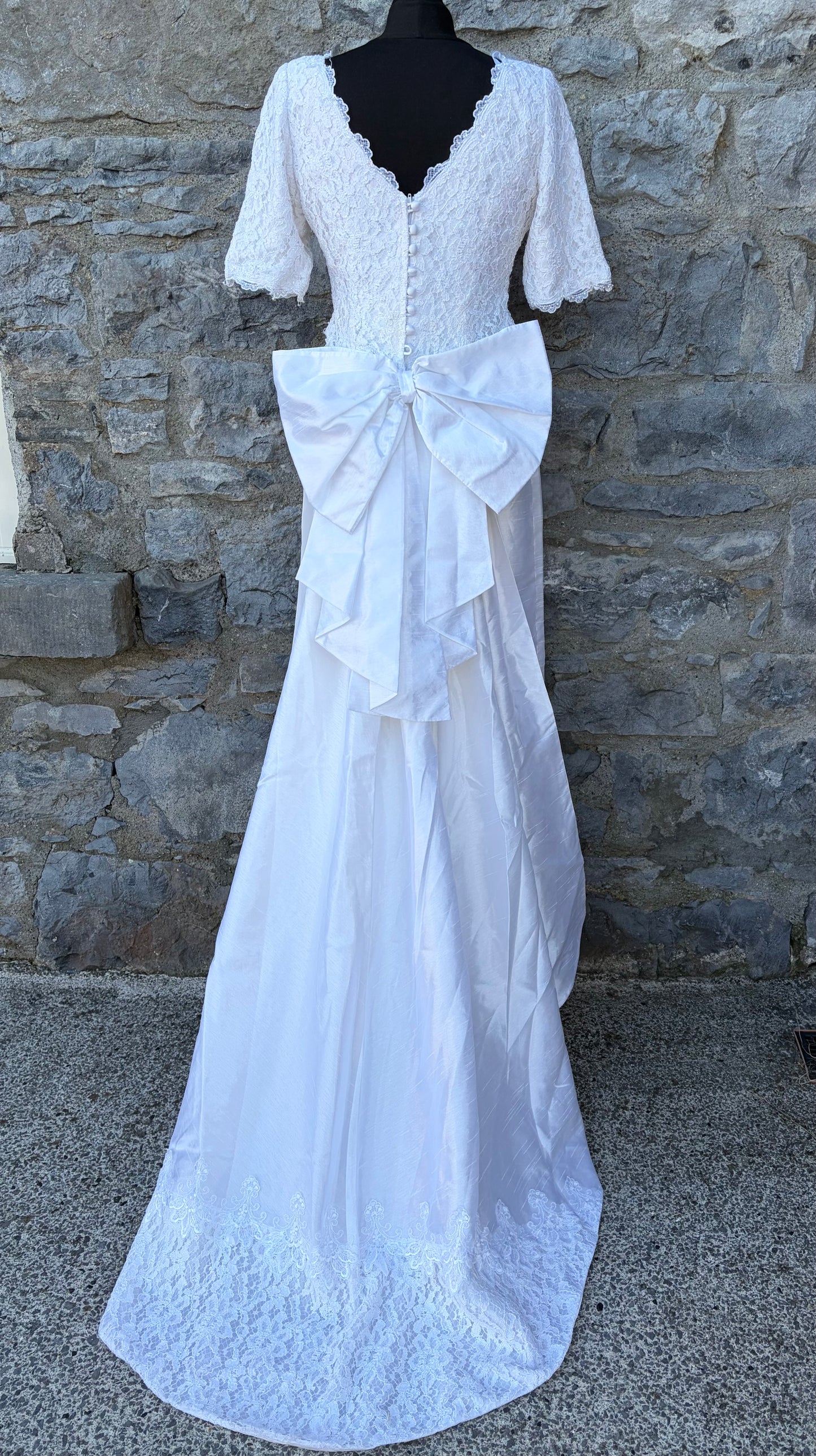 80s wedding dress uk 6-8
