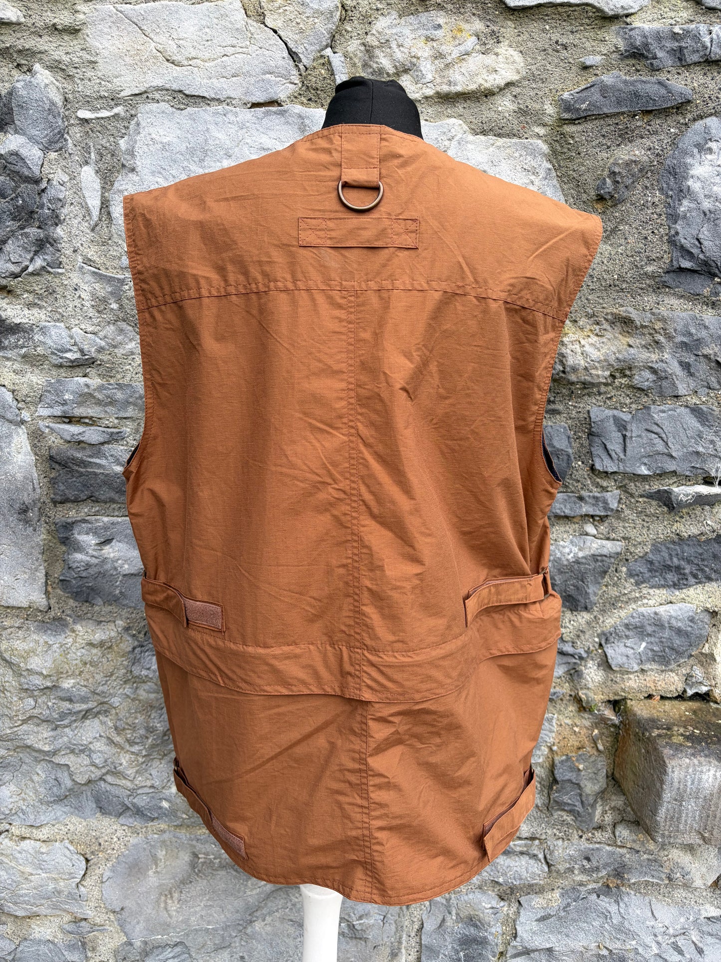 90s brown tactical vest Large