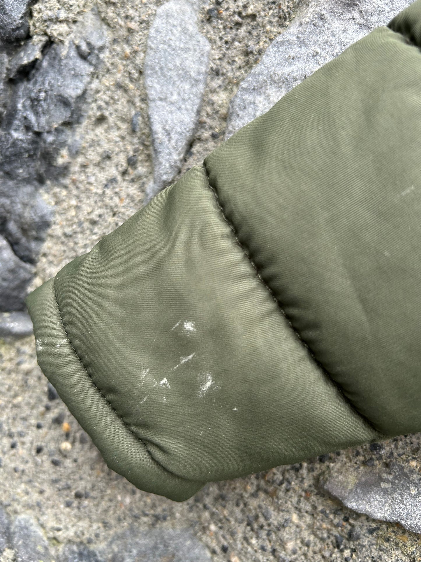 Khaki puffy jacket 3-6m (62-68cm)