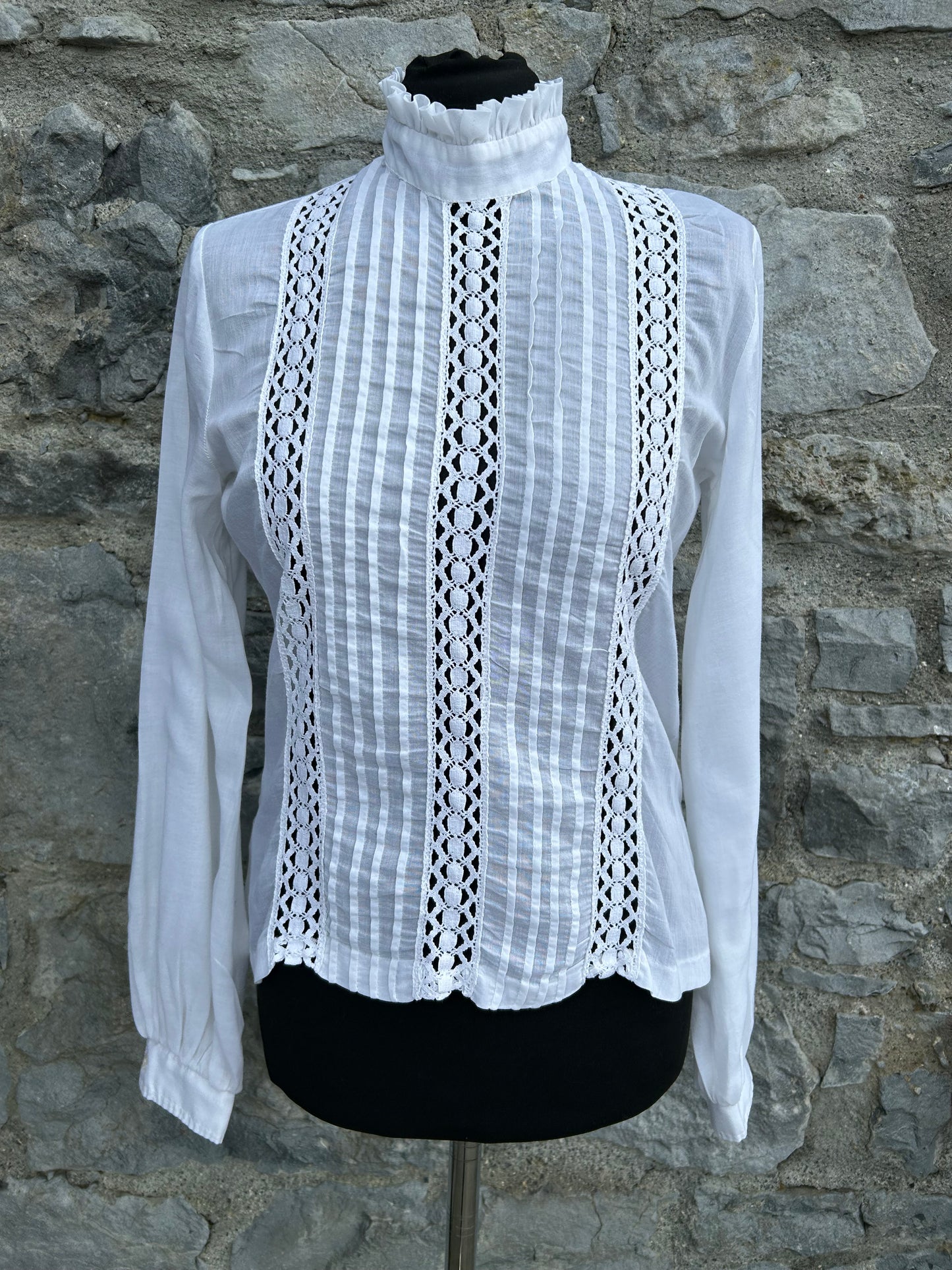 90s lace blouse uk 6