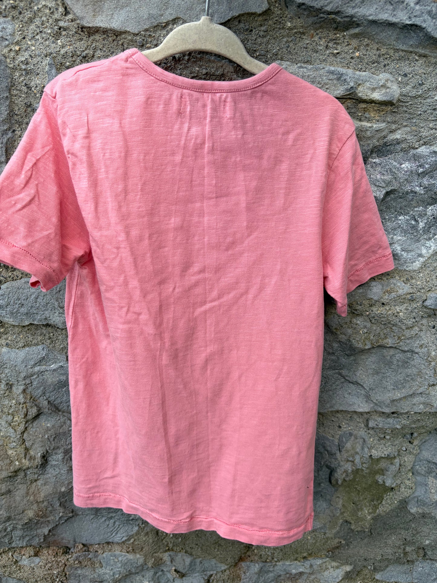 Spiral heart pink T-shirt 7-8y (122-128cm)