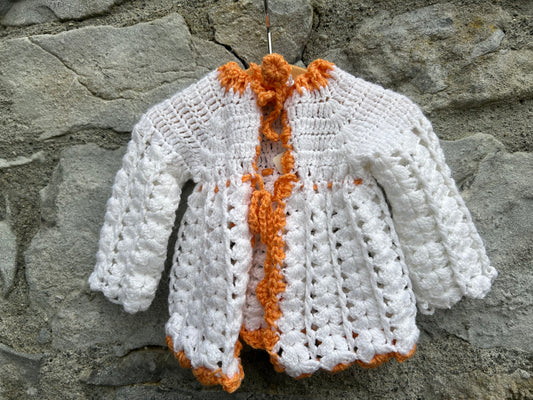 White pointelle cardigan   0-3m (56-62cm)