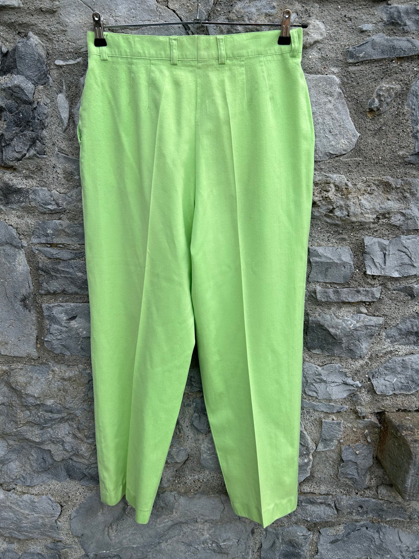 90s green wool pants uk 12