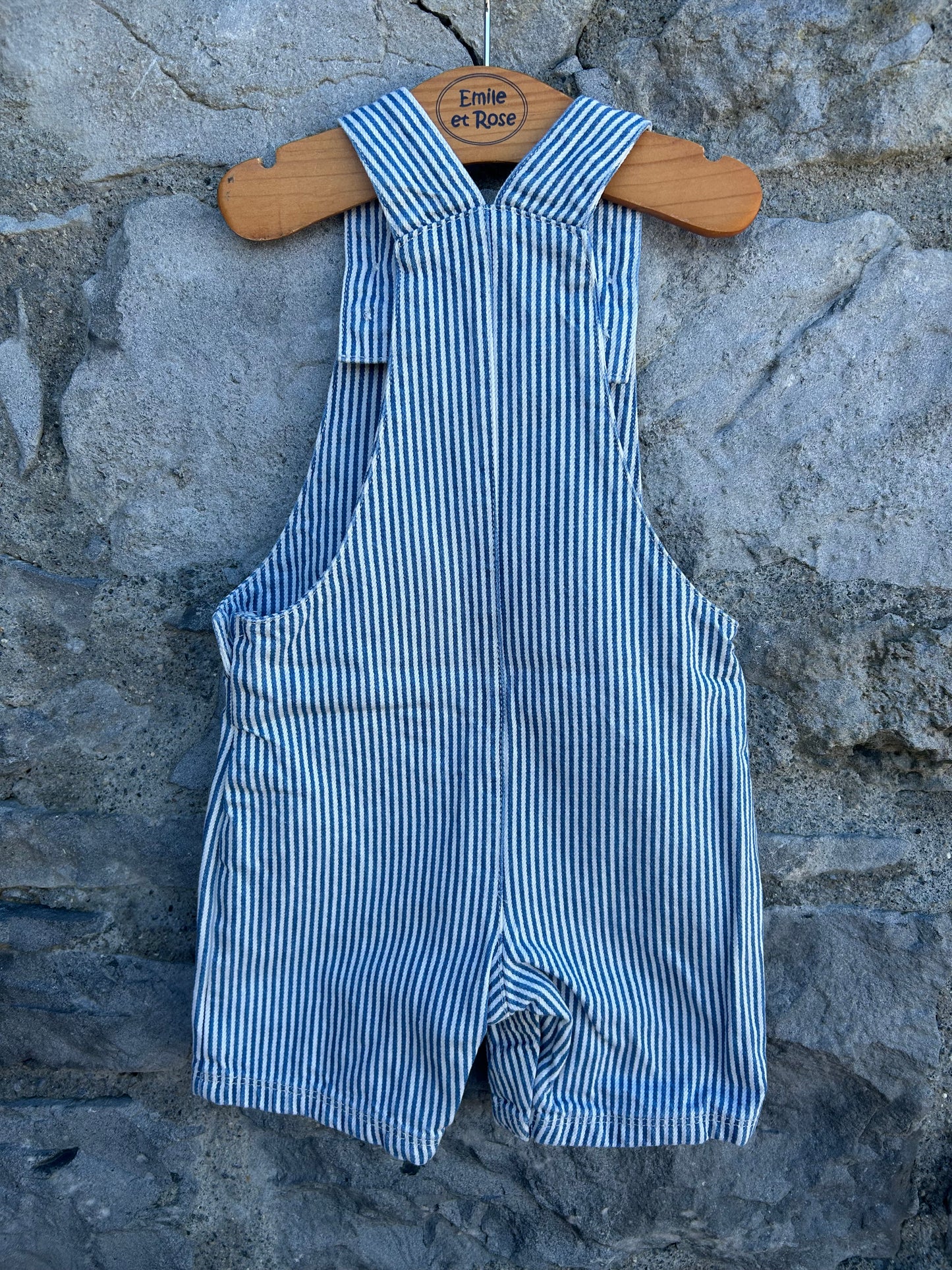 Peter Rabbit stripy dungarees 18-24m (86-92cm)