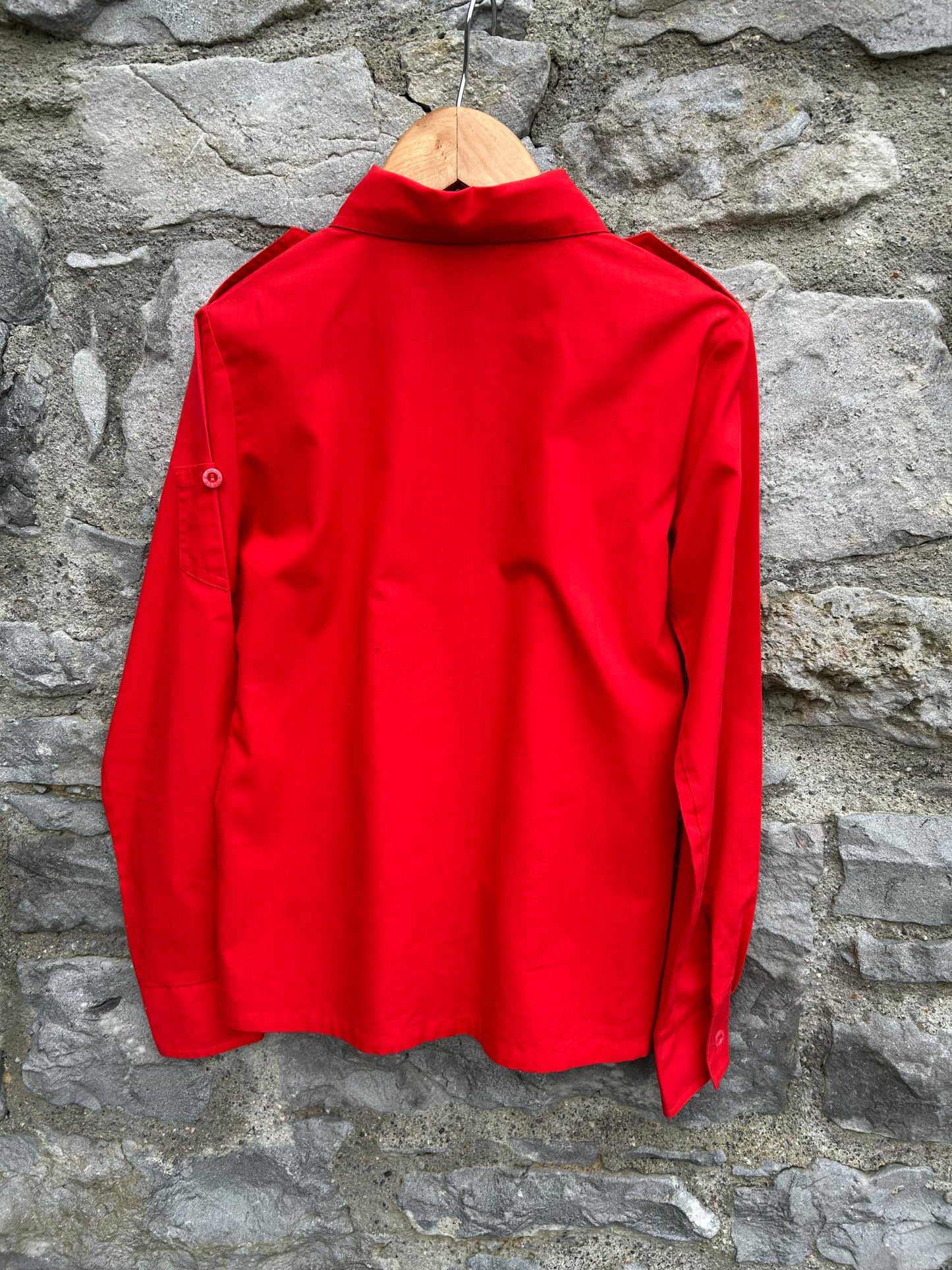 70s red shirt 10-11y (140-146cm)