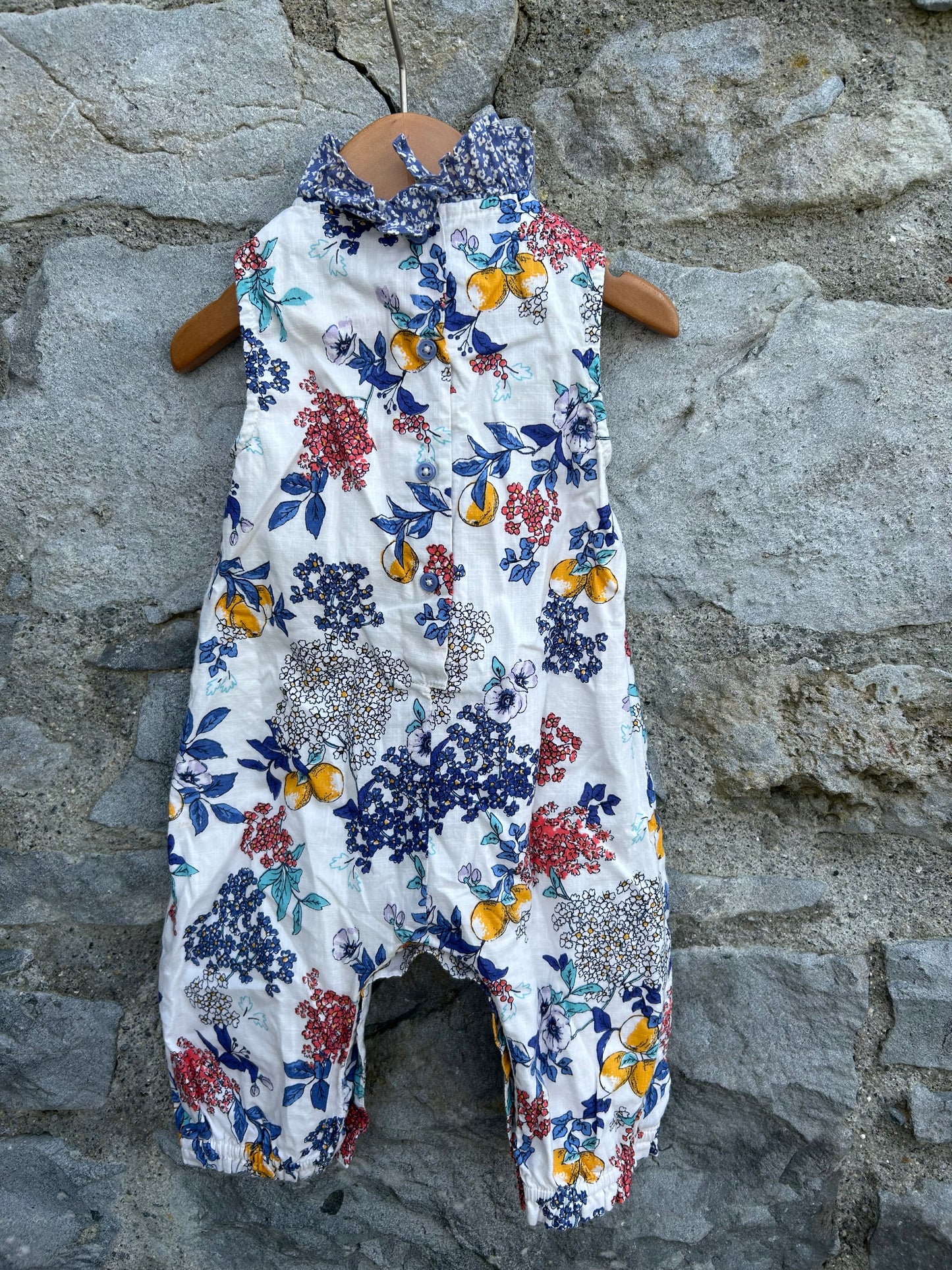 Floral jumpsuit 3-6m (62-68cm)