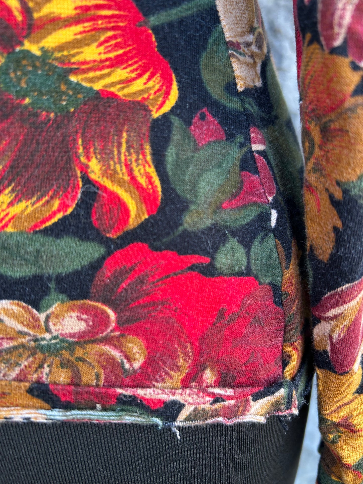 90s autumn flowers top uk 6-8
