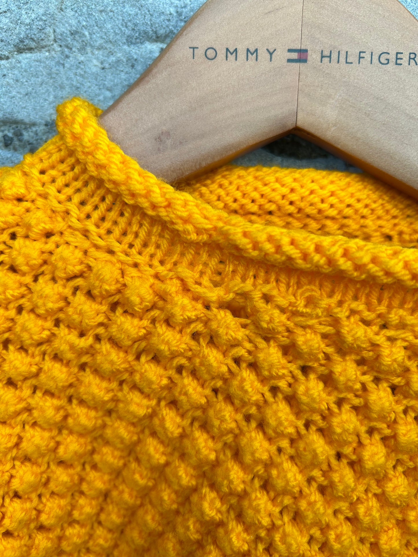 Mustard honeycomb jumper 12-18m (80-86cm)