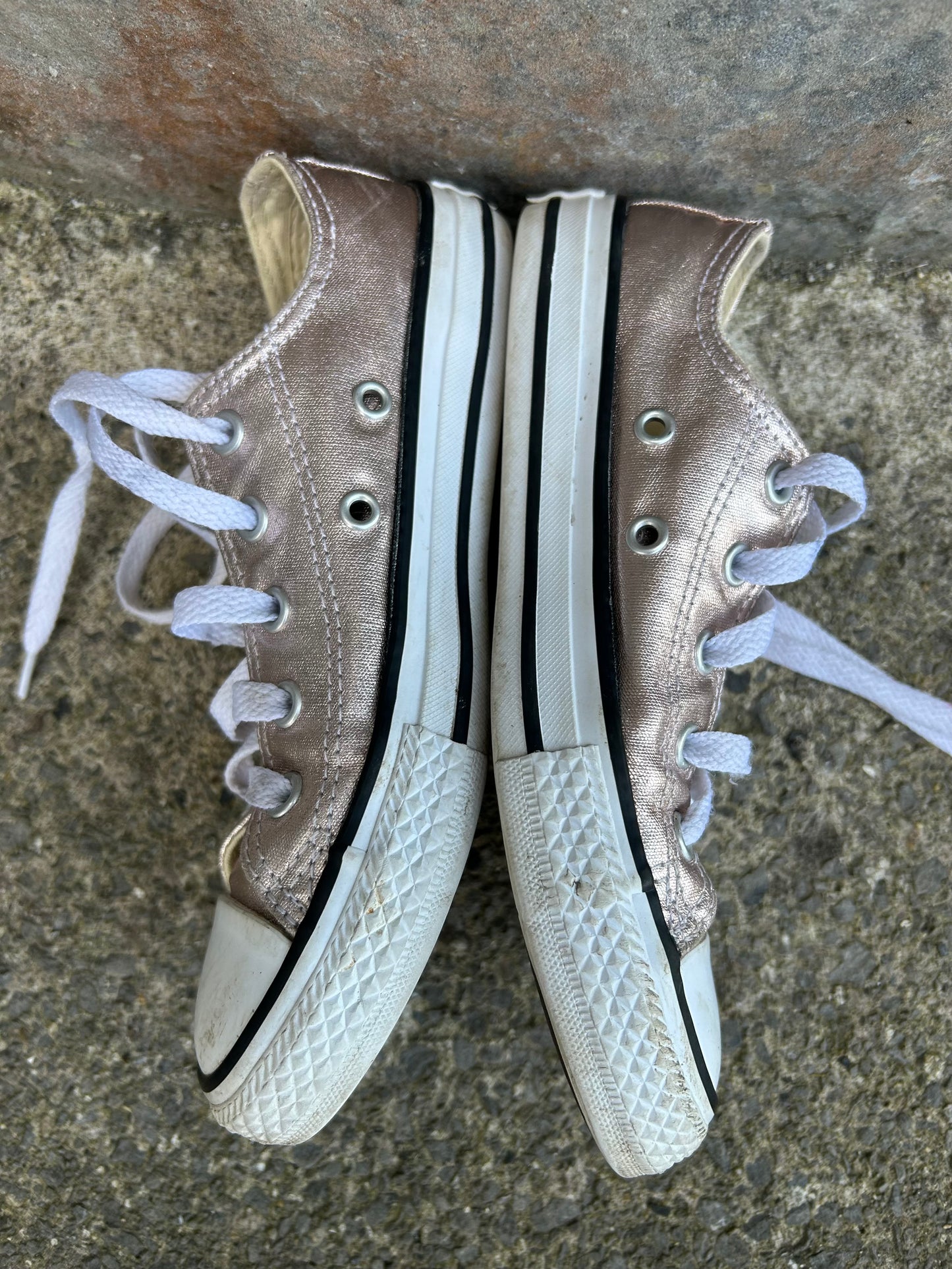 Gold converse uk 13 (eu 31.5)