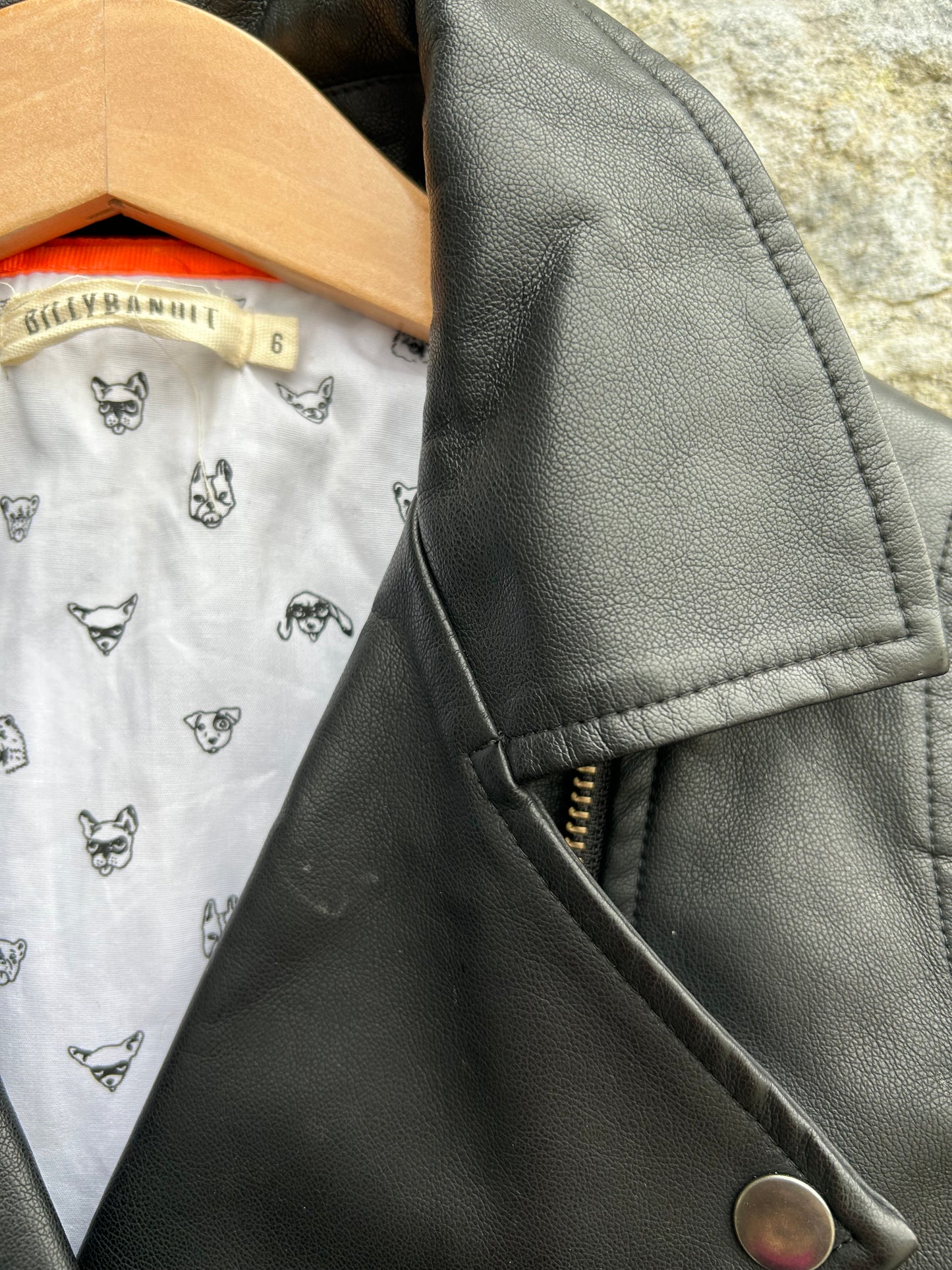 Billy bandit black jacket 5-6y (110-116cm)