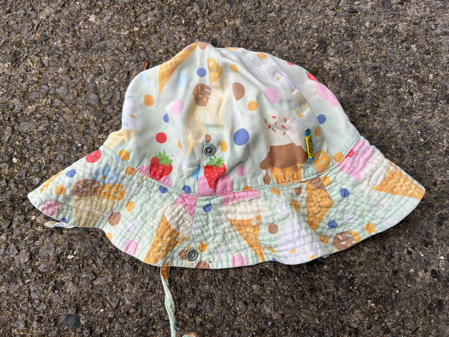Ice cream summer hat 1-3y (80-98cm)