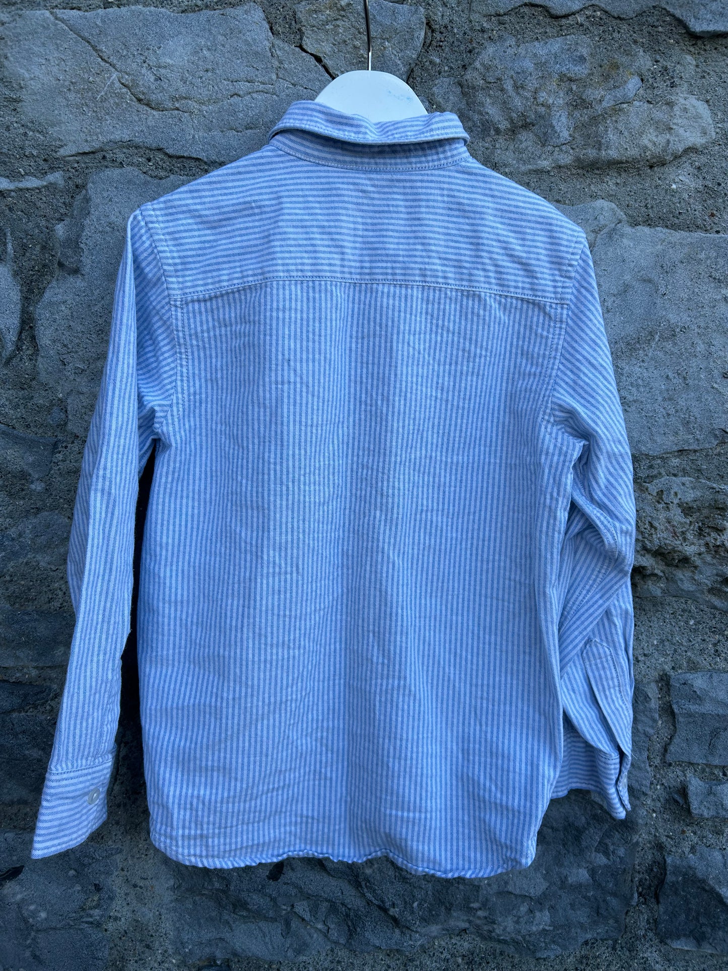 Blue stripy shirt 6-7y (116-122cm)