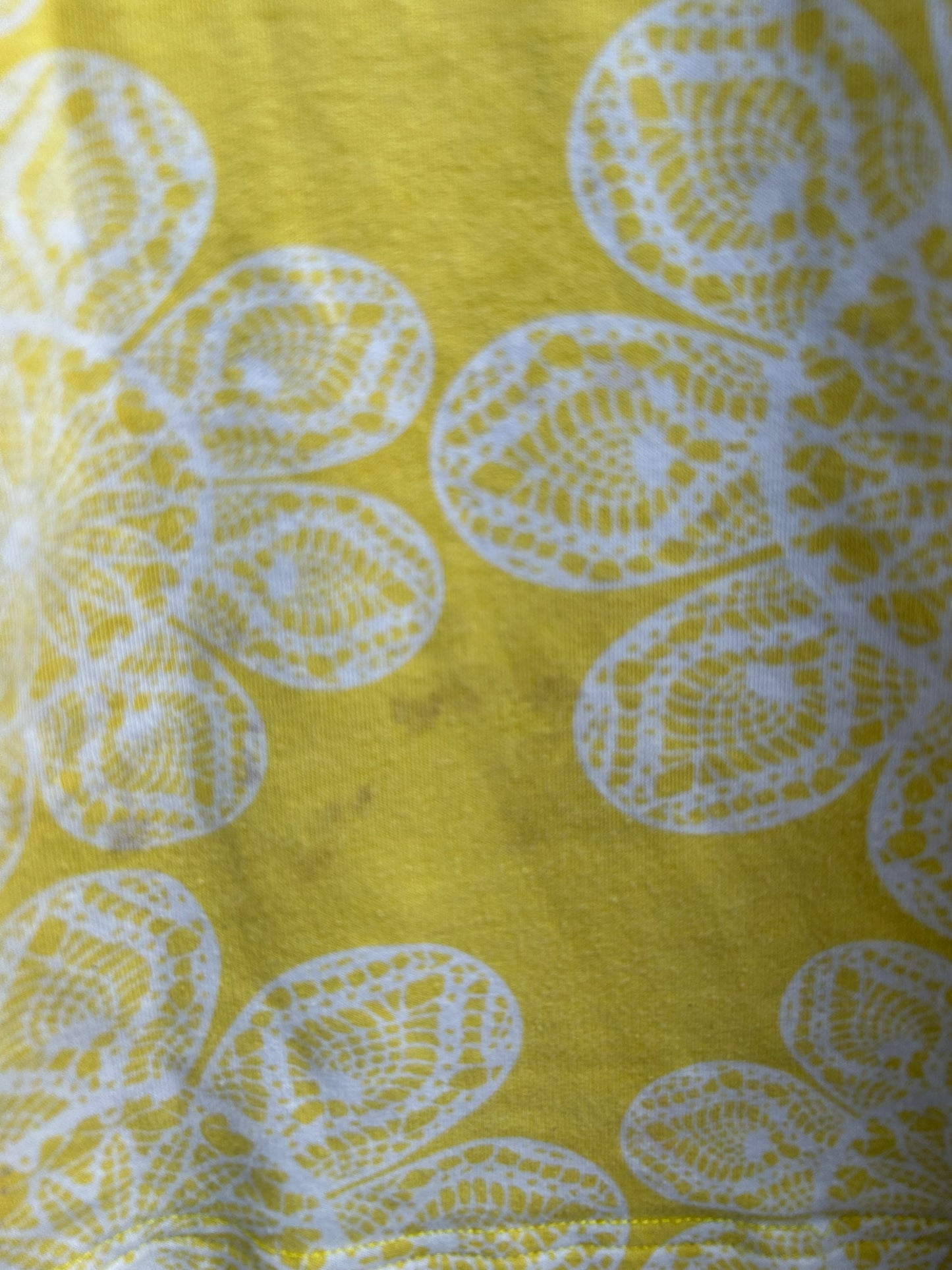 Yellow floral sweat dress 2-3y (92-98cm)