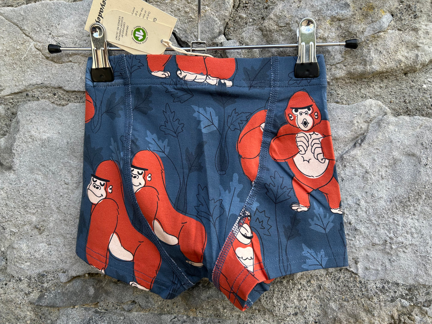 Gorillas navy boxers 3-4y (98-104cm)