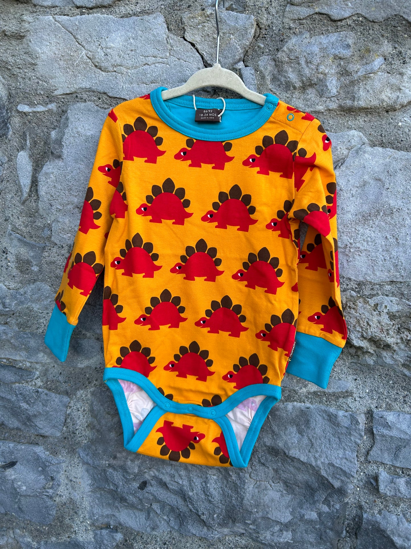 Dinosaurs orange vest 18-24m (86-92cm)