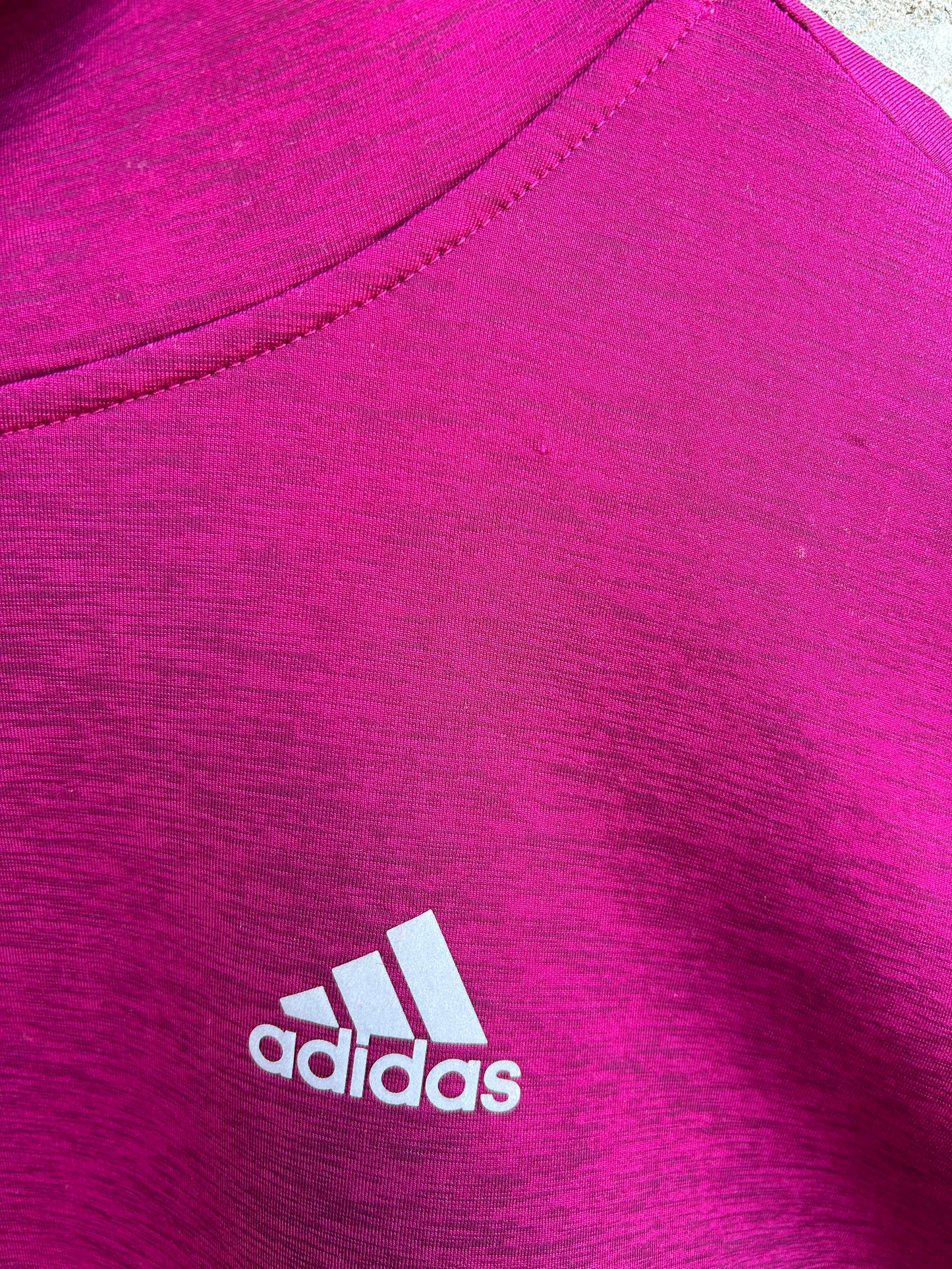 Pink melange sweatshirt 11-12y (146-152cm)