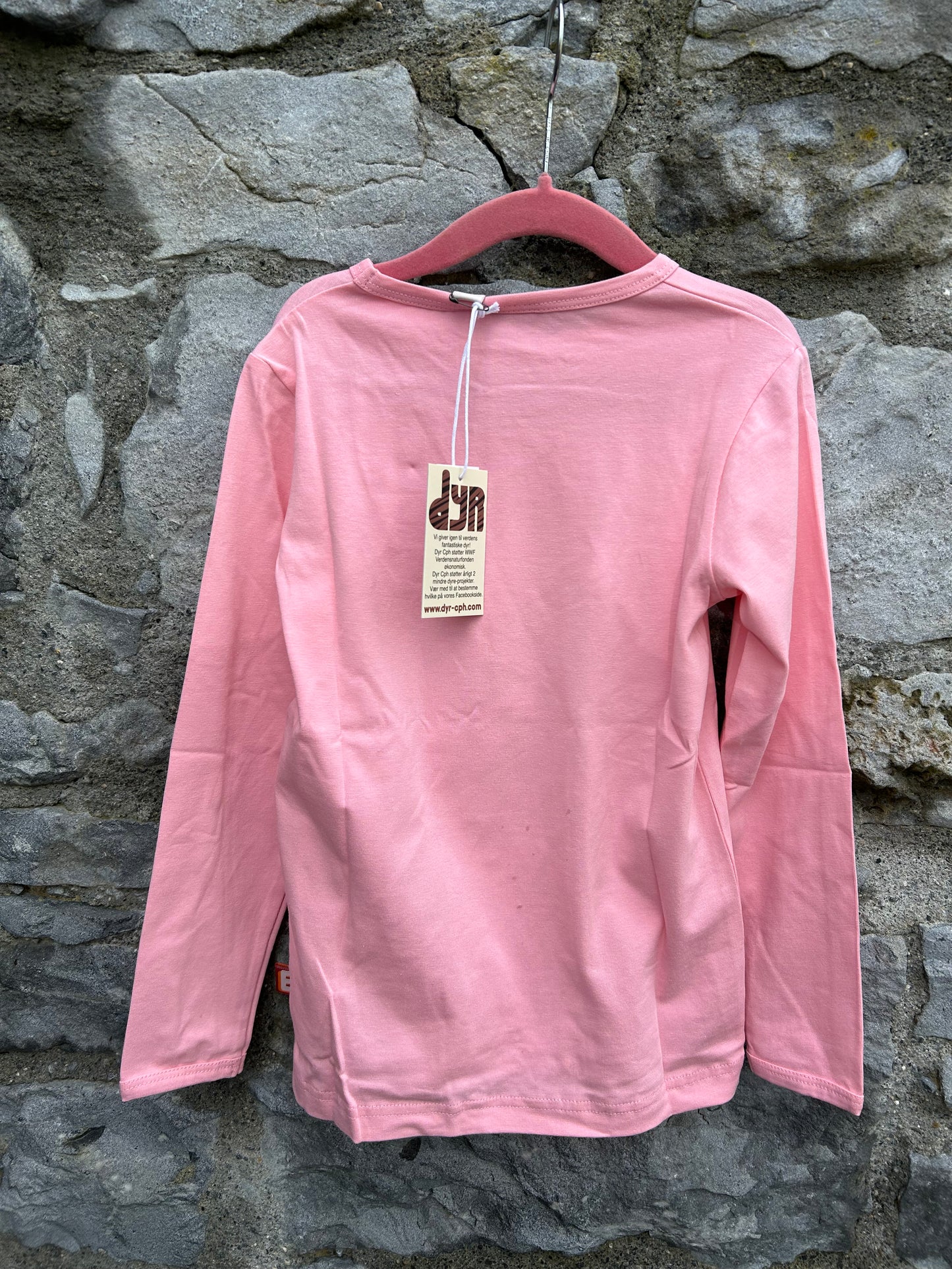 Glitter elephant pink top 10-11y (140-146cm)