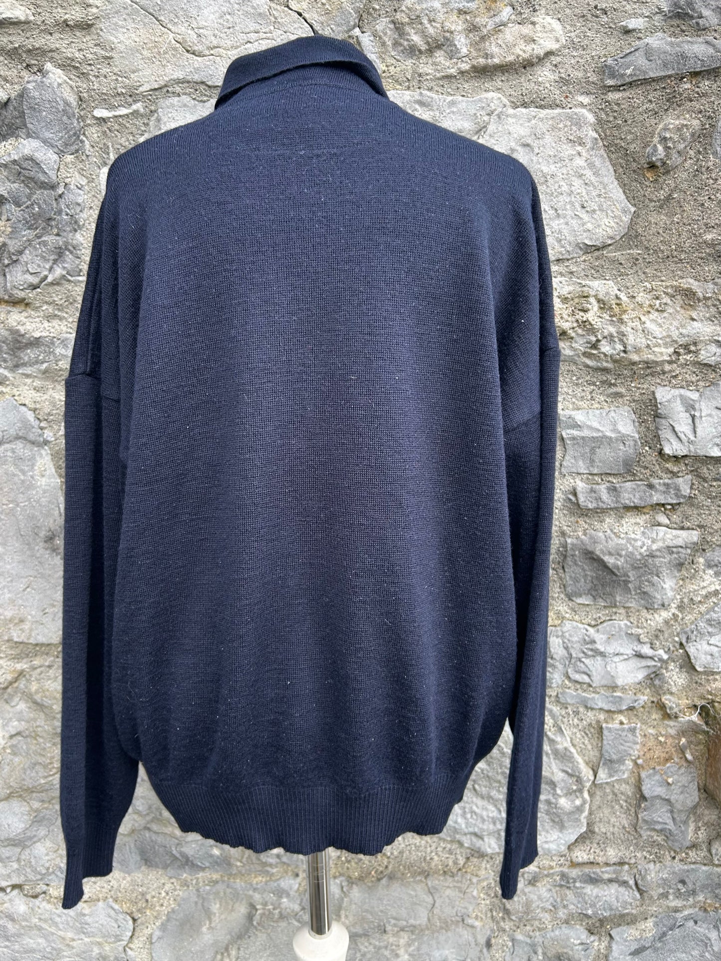 90s navy jumper Small