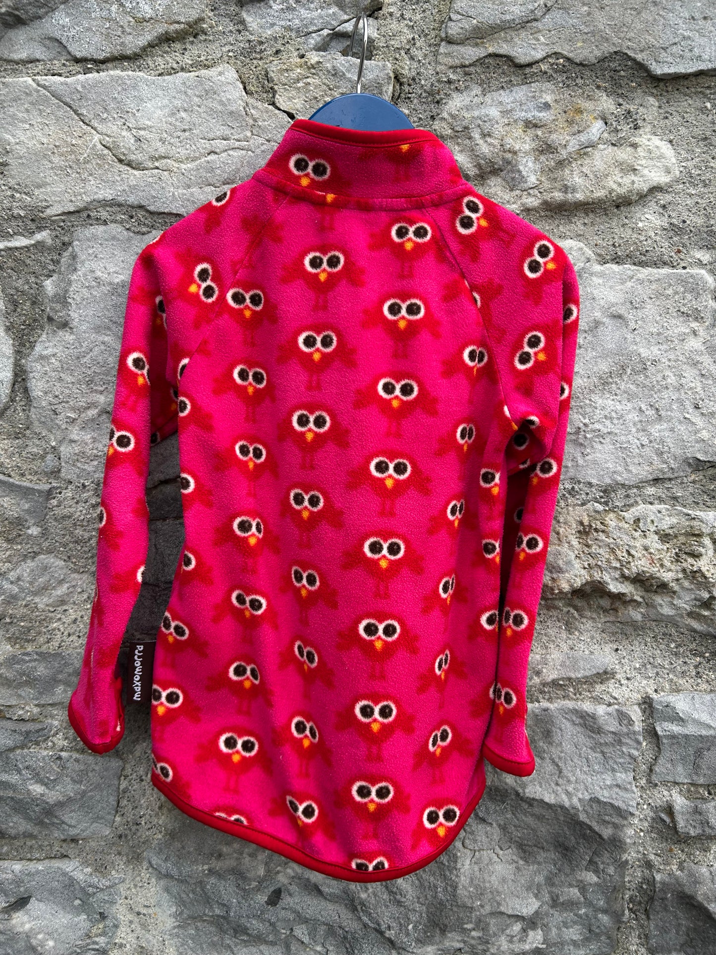 Pink bird fleece 3-4y (98-104cm)