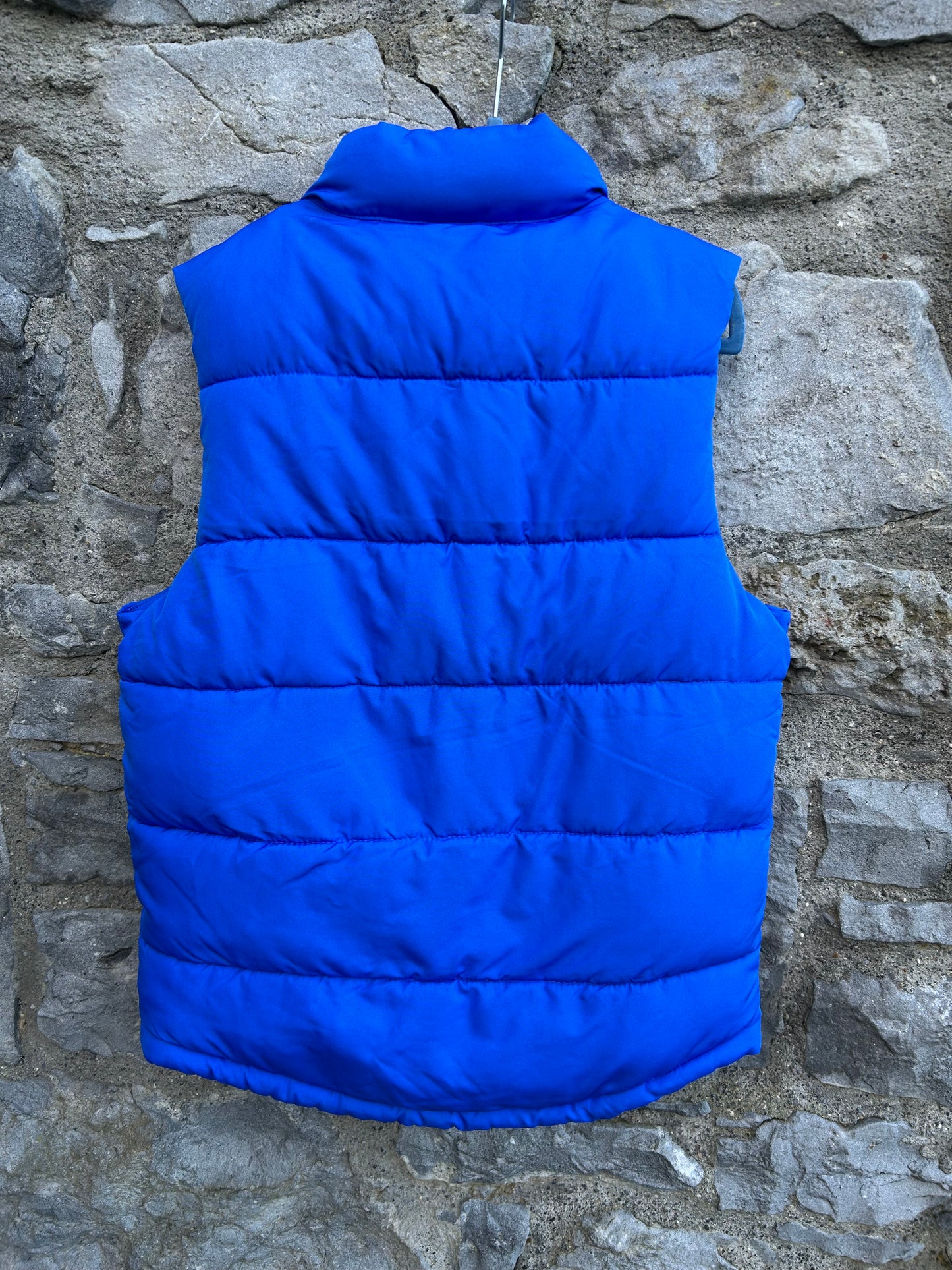 Blue puffy gilet 8-9y (128-134cm)