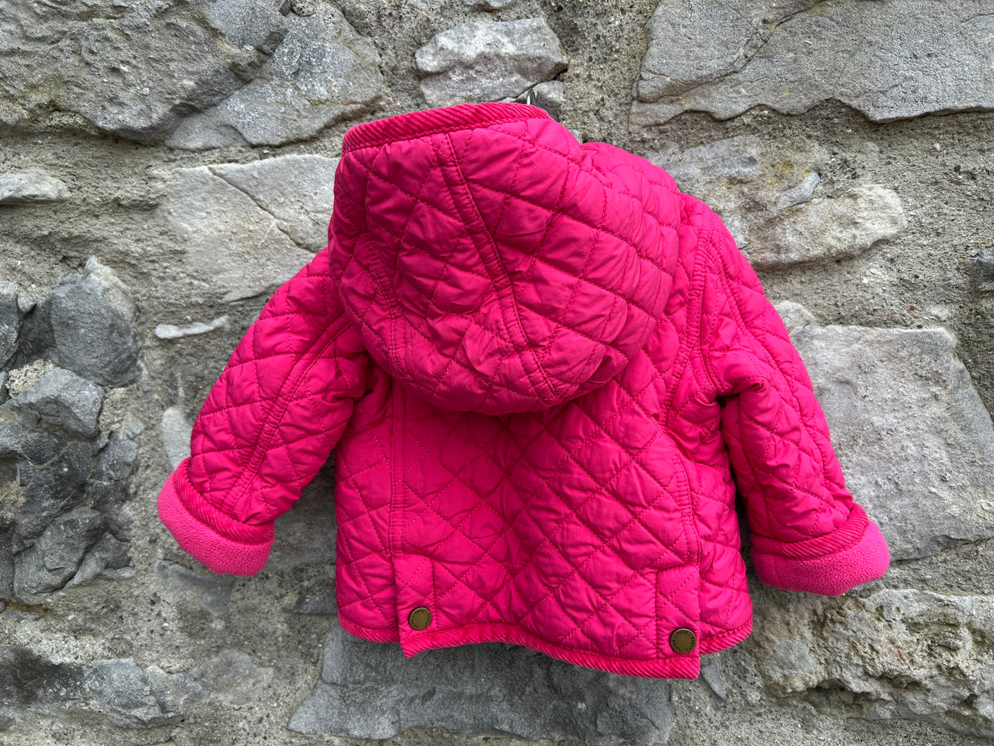 RL pink quilted jacket 6-9m (68-74cm)