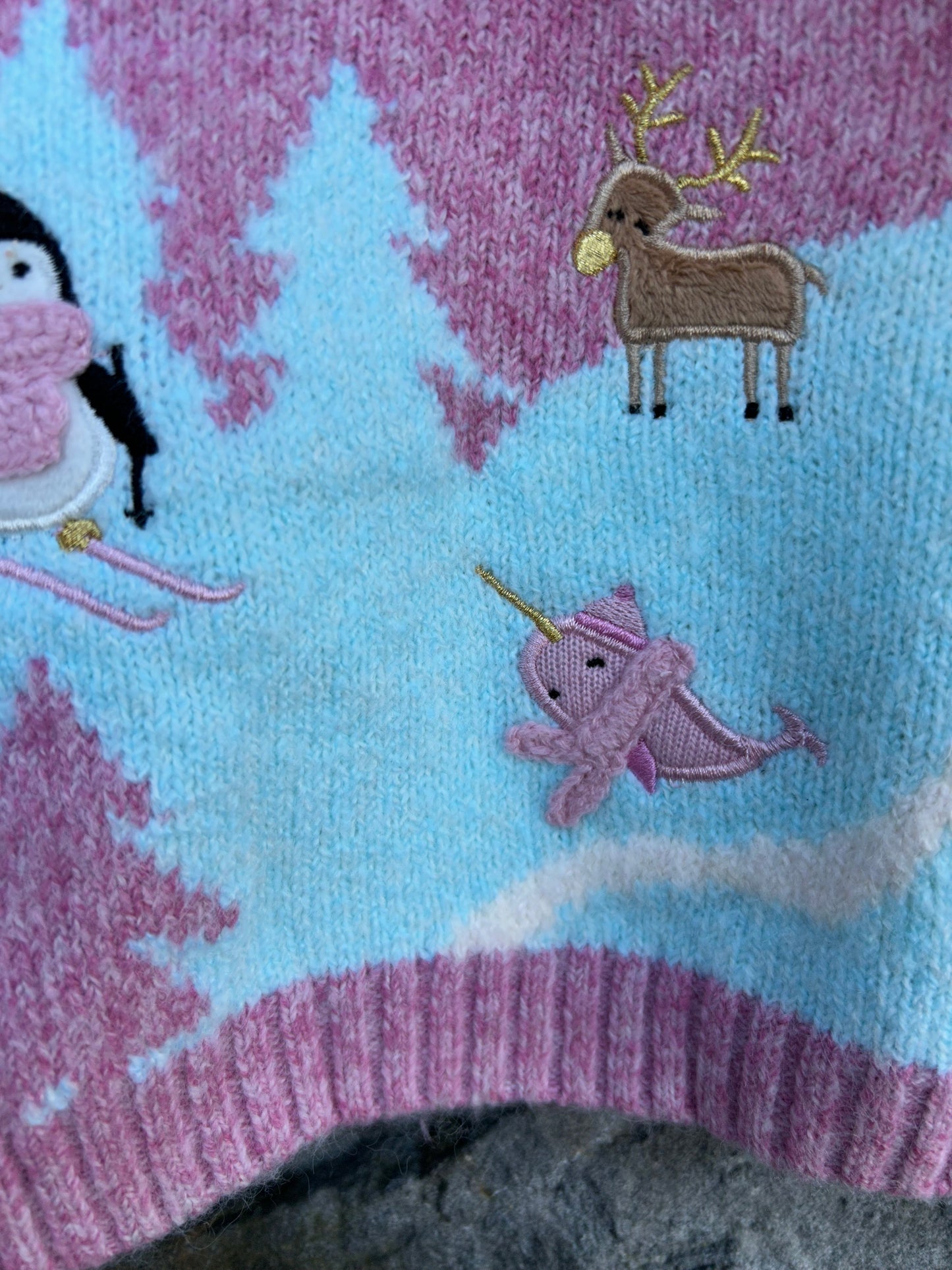 Winter scene jumper 18-24m (86-92cm)