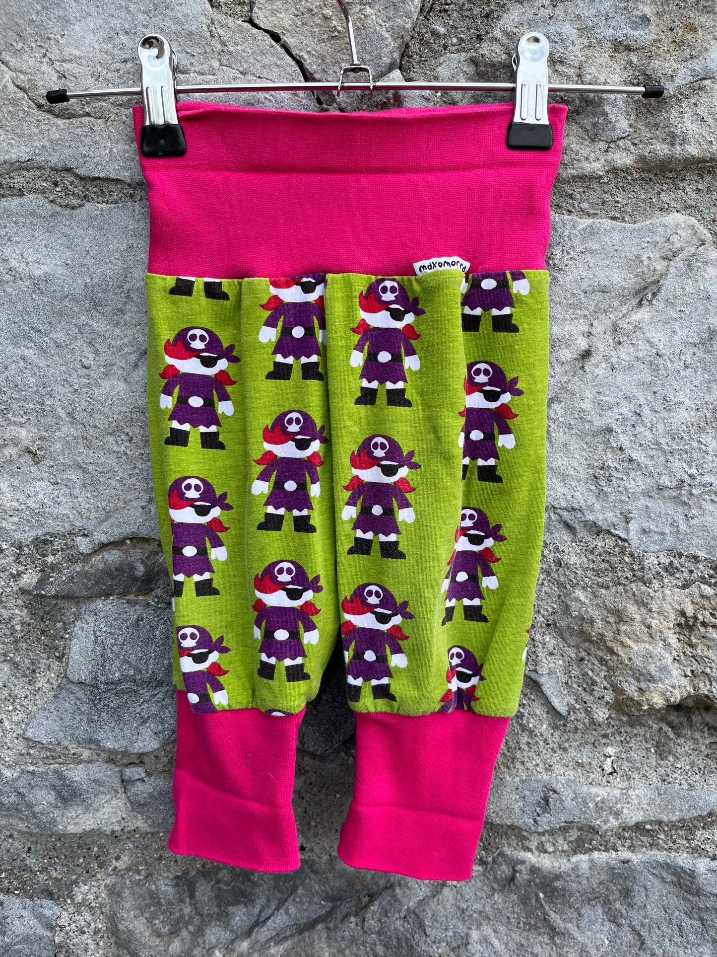 Pirate girl rib pants 6-9m (68-74cm)