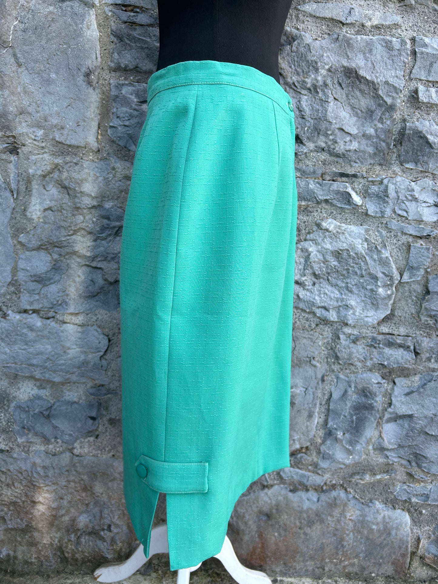 90s green skirt uk 12-14