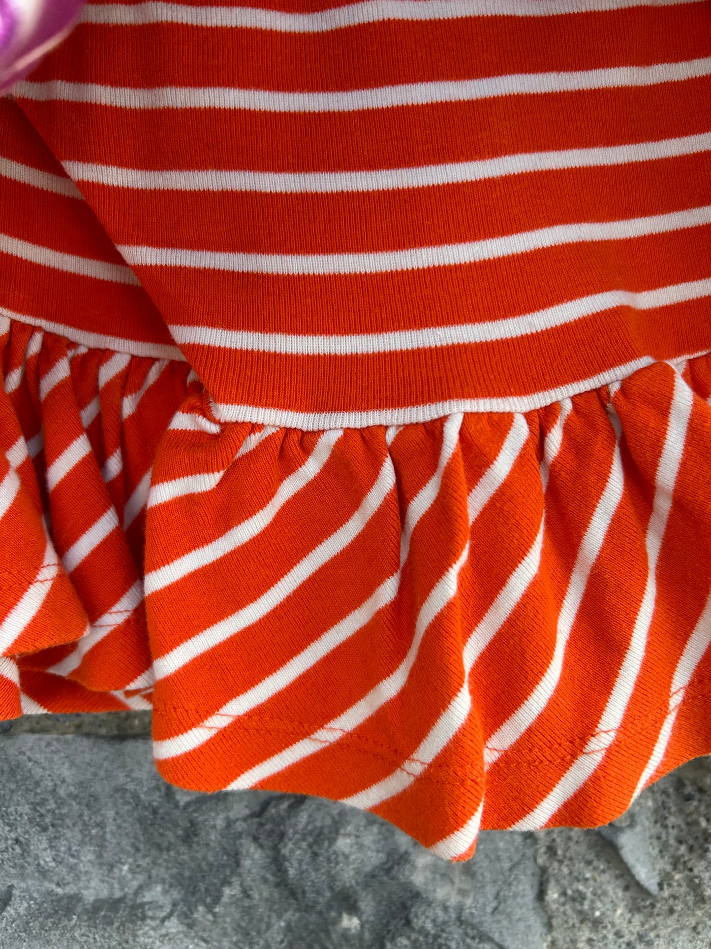 PoP Purple&orange stripy skirt 18-24m (86-92cm)