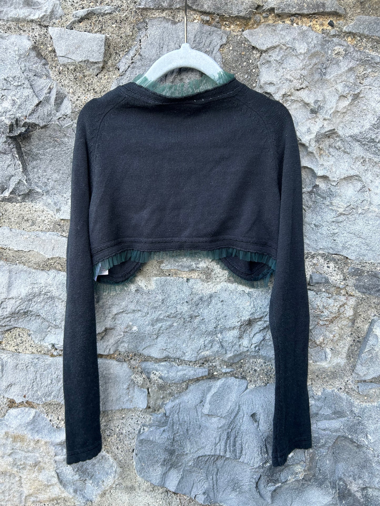 Dark green bolero 7-8y (122-128cm)