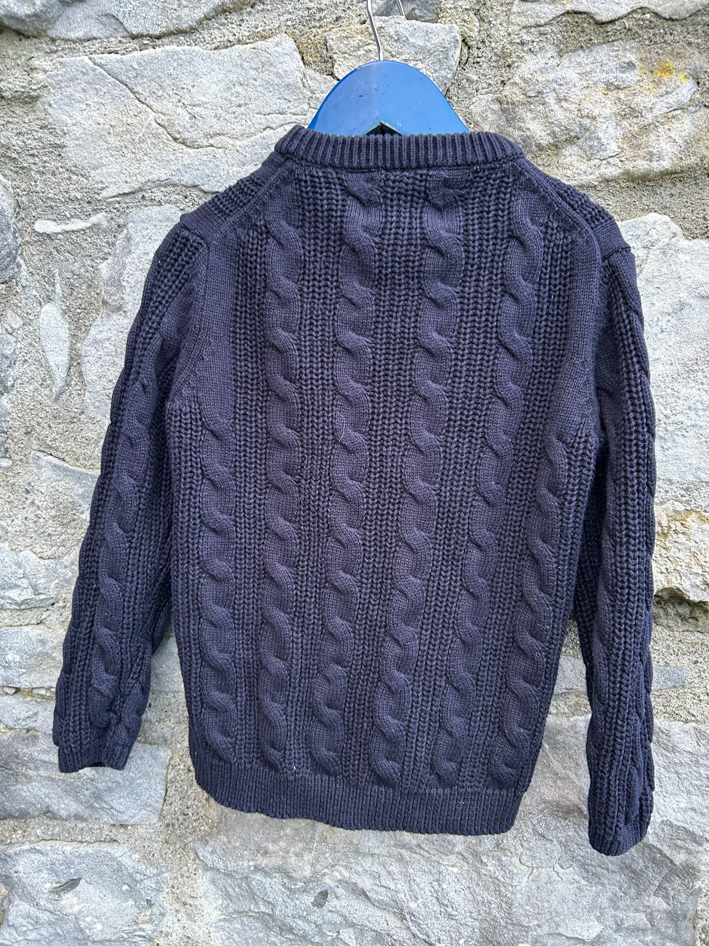 Navy cable jumper 5-6y (110-116cm)