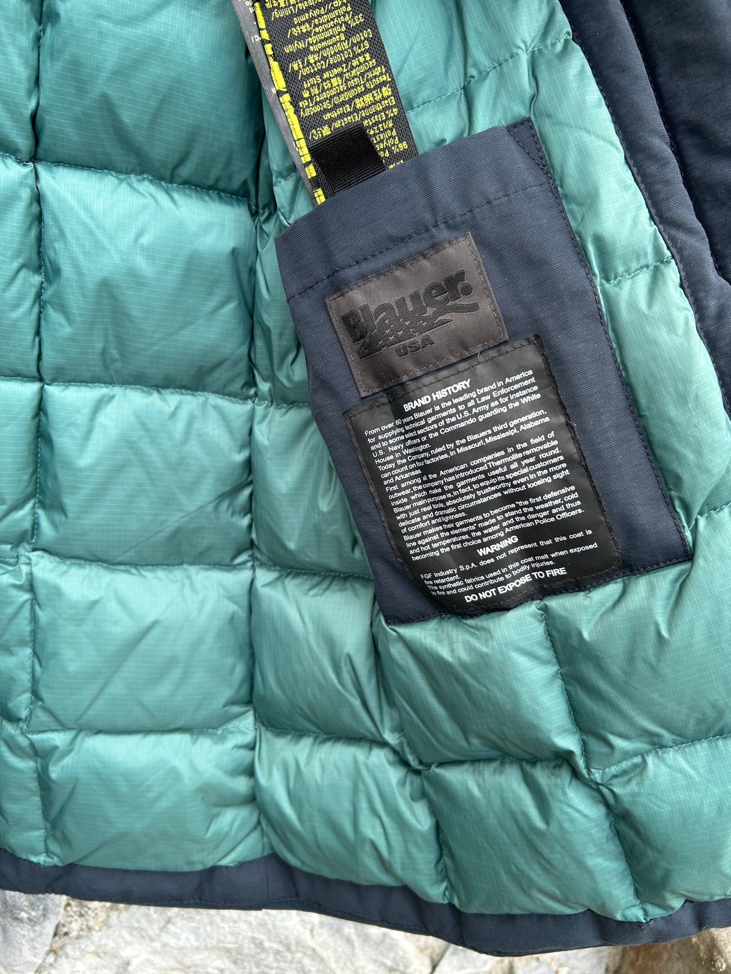 Bauer navy coat 8y (128cm)
