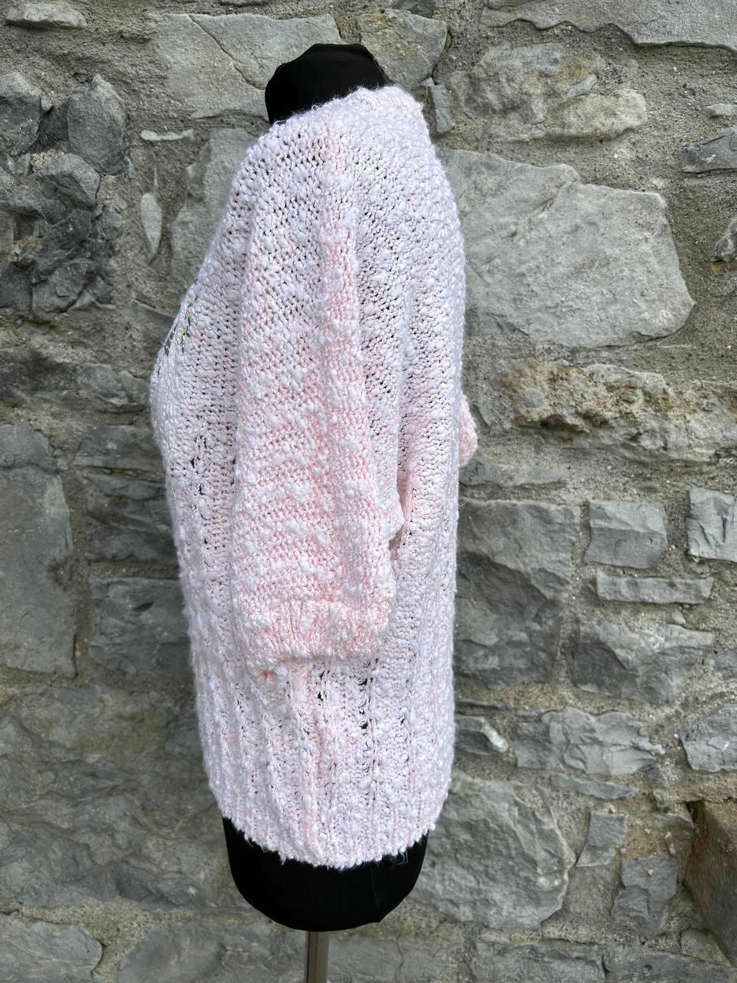 90s pink peacock jumper uk 12-14