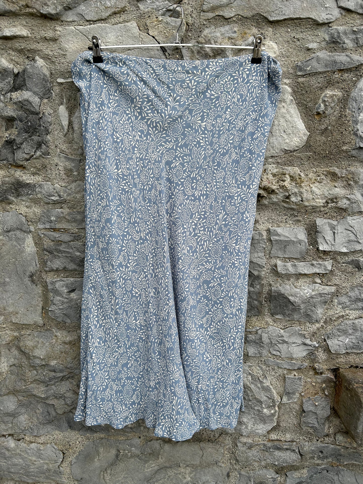 Y2K floral blue skirt uk 18-20