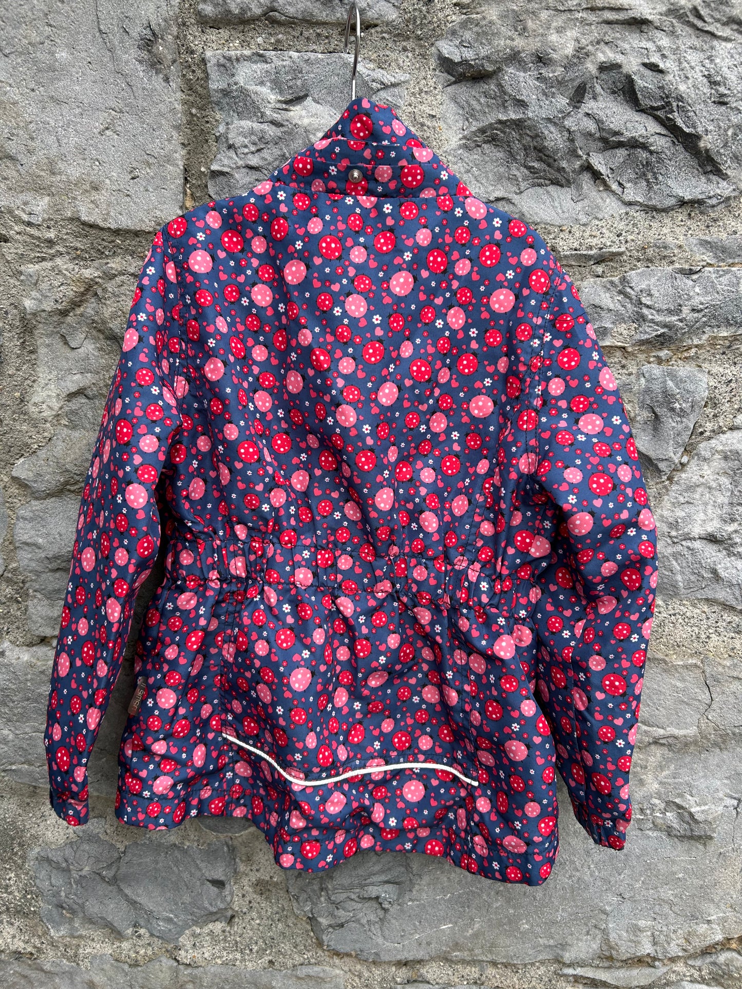 Ladybug navy jacket 5-6y (110-116cm)