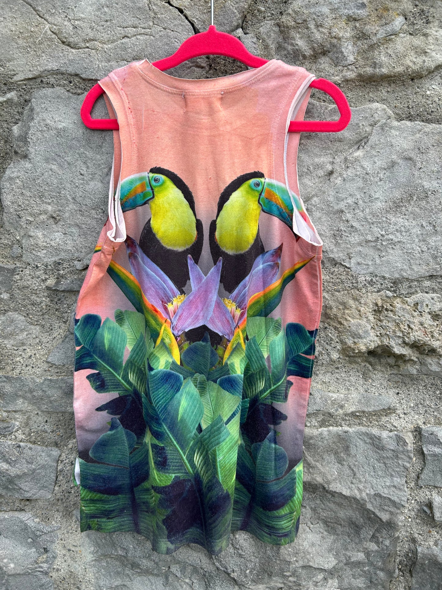 Summer Toucans dress 4y (104cm)