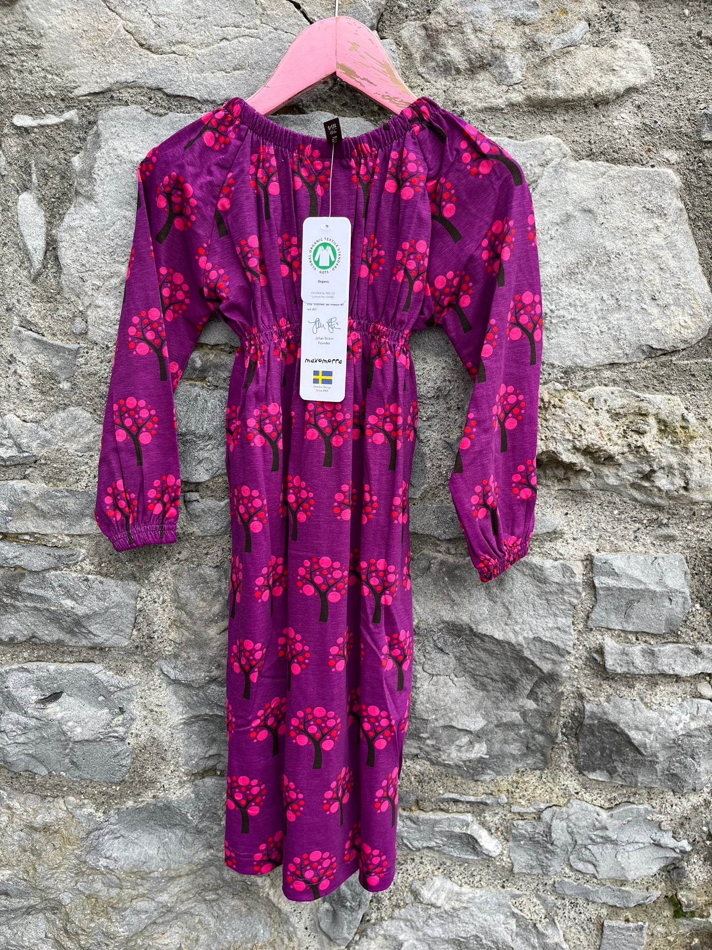 Singoalla LS Apple Tree dress 4y (104cm)
