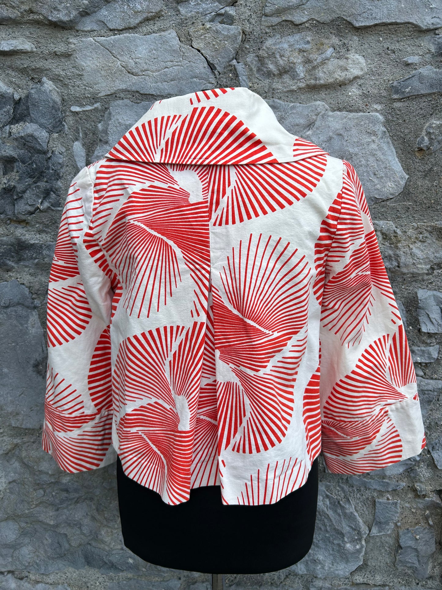 DVF Swing Red&white Jacket uk 10