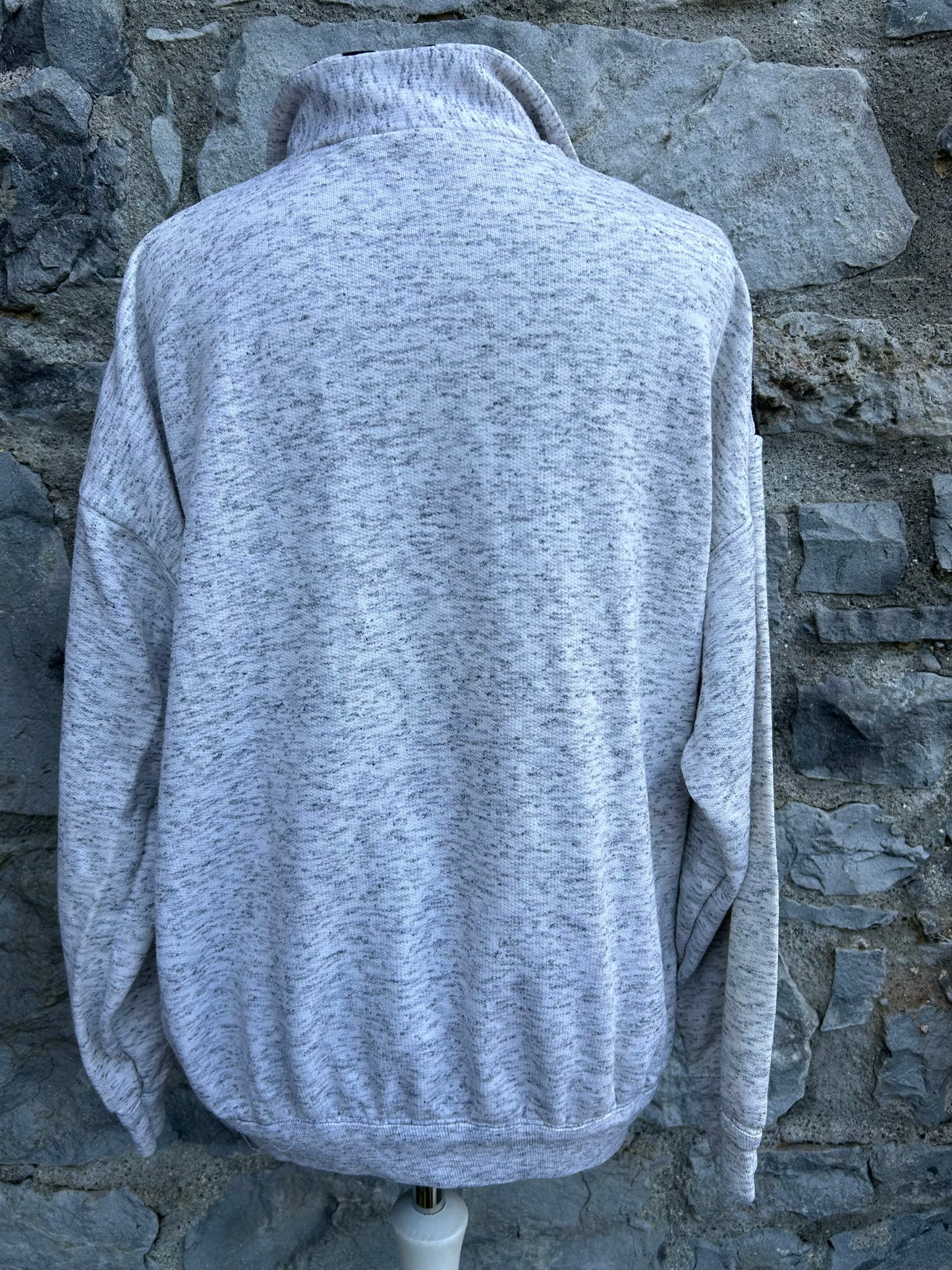 90s active sport grey sweatshirt Medium
