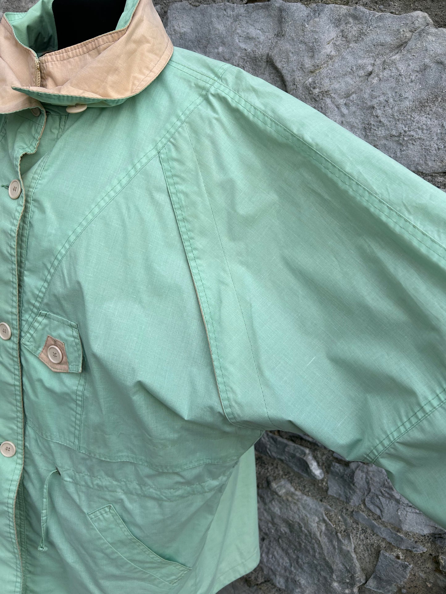 90s light green jacket uk 12-14