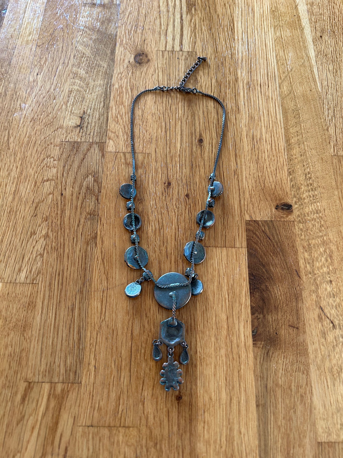 Yellow floral necklace