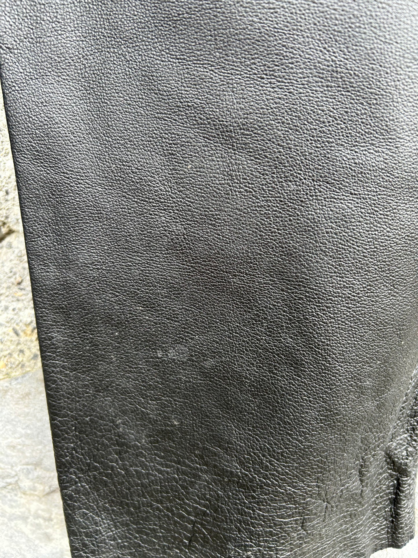90s black leather pants uk 14