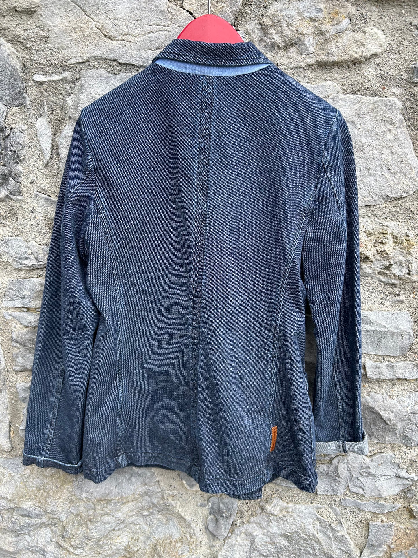 Single-breasted blazer-style denim jacket 13-14y (158-164cm)