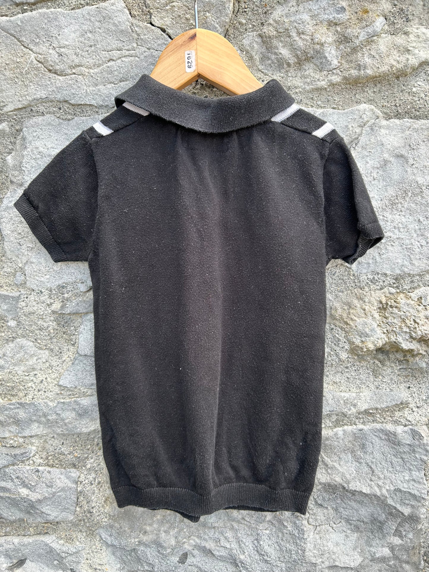 Black&white knitted top 4-5y (104-110cm)