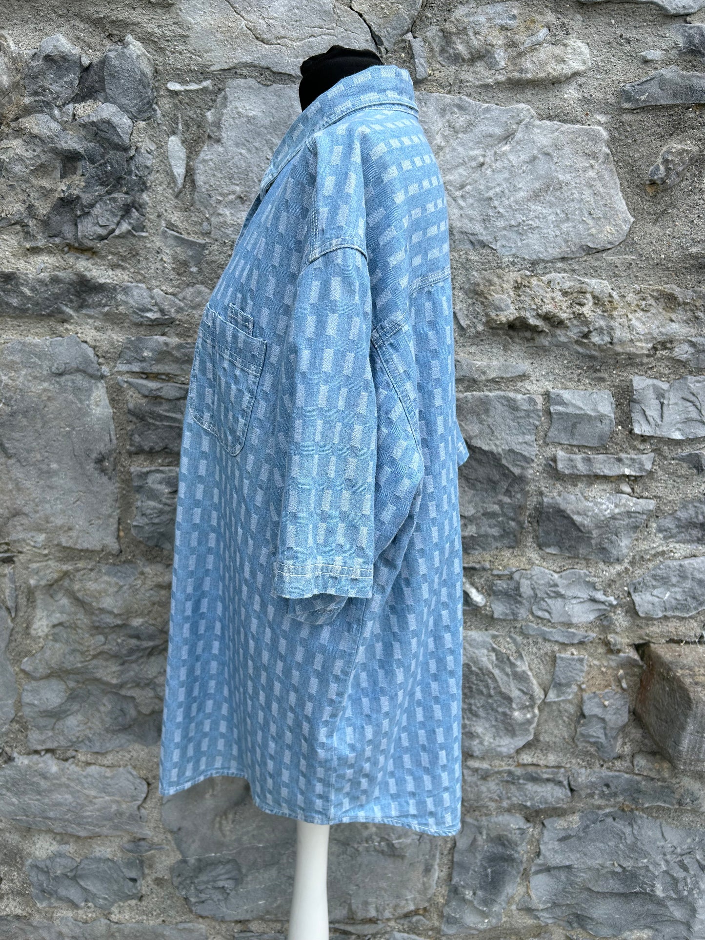 90s denim shirt XL