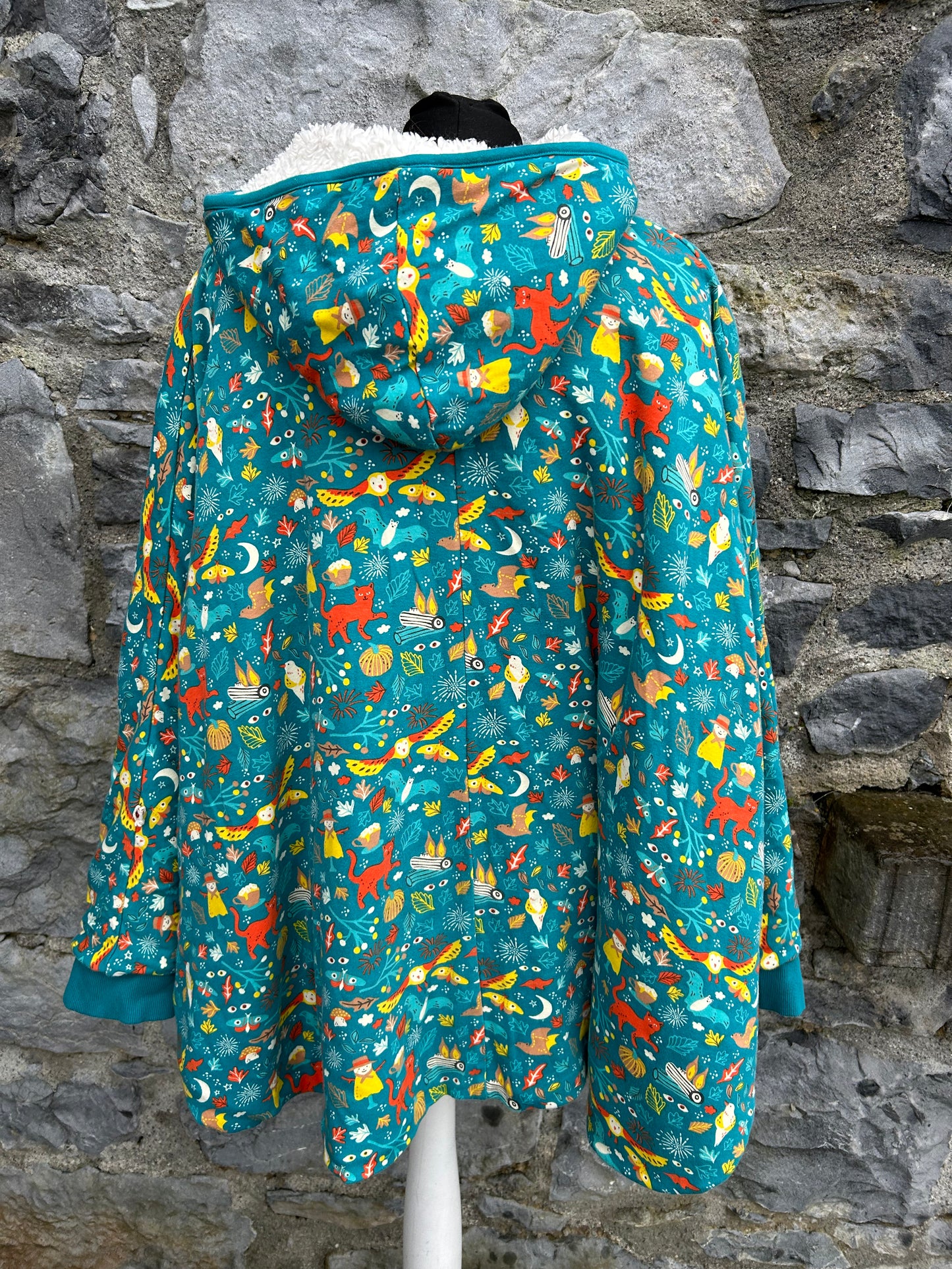 Autumn woodland poncho uk 12-18