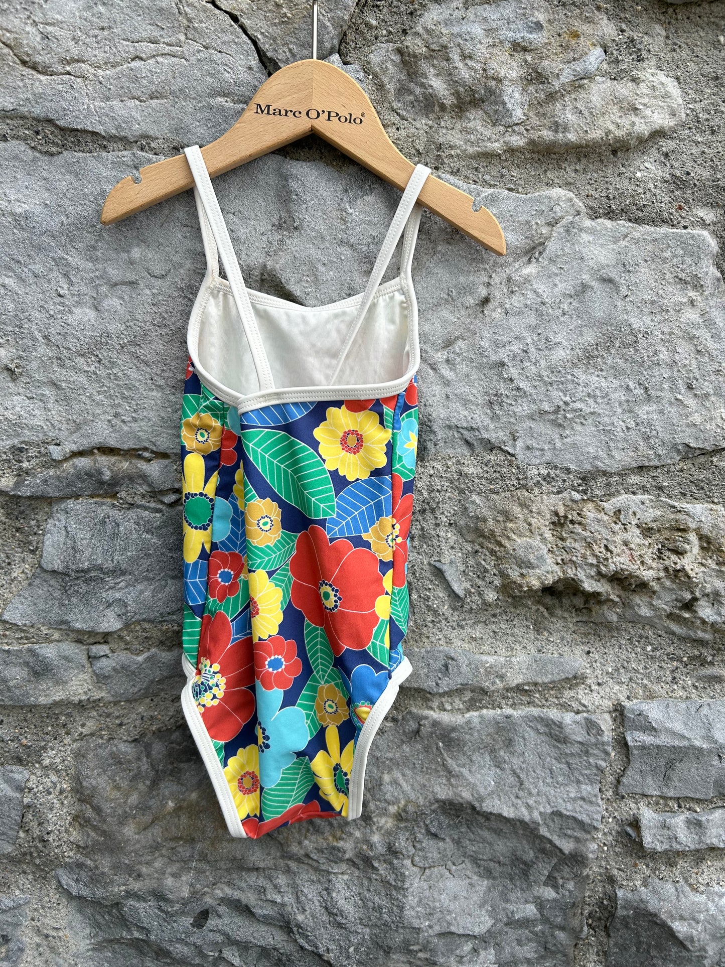 Colourful flowers swimsuit 2-3y (92-98cm)